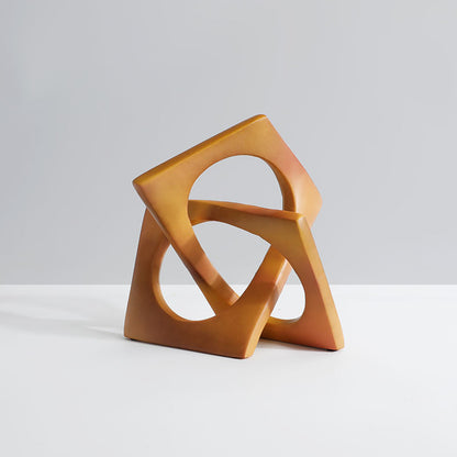 Dekorative abstrakte geometrische Skulptur