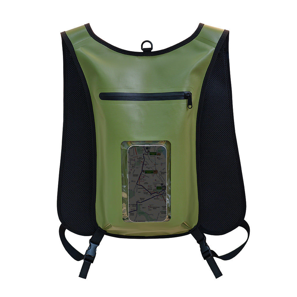 Wasserdichte Smartphone-Rucksack mit Durchsichtiger Fronttasche Brehn