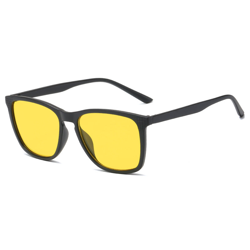 Damen stilvolle Sonnenbrille mit modernem, kantigem Rahmen Brehn