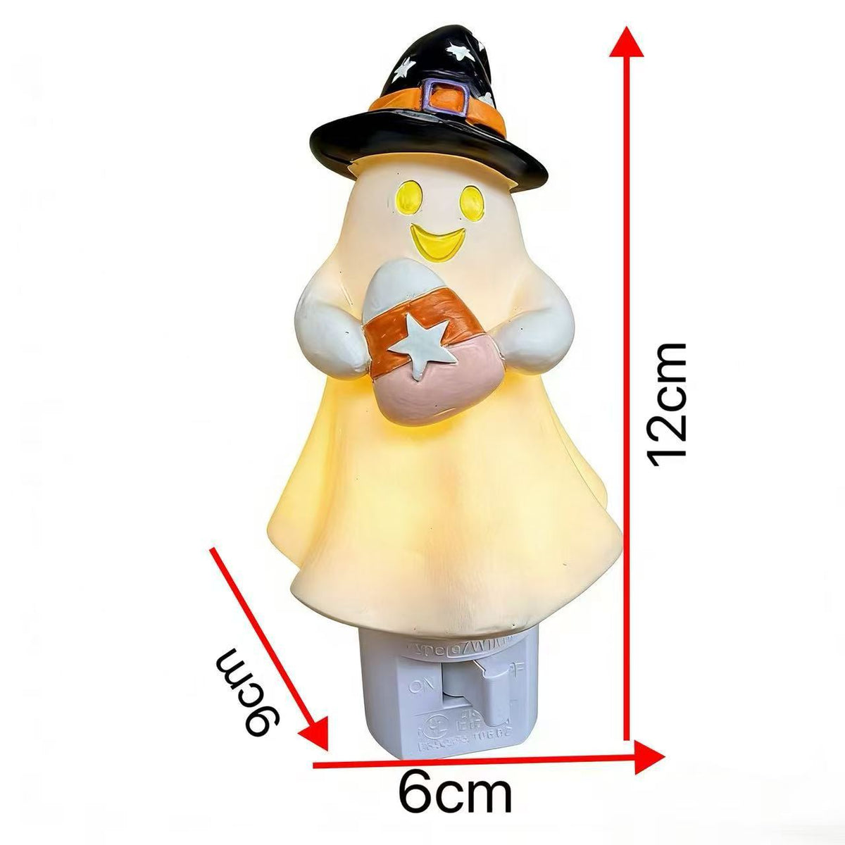 Launische Gespenst Nachtlicht Figur Brehn