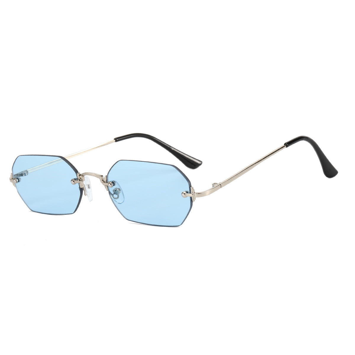 Damen modische Sonnenbrille mit innovativem hexagonalen Design und UV-Schutz Brehn