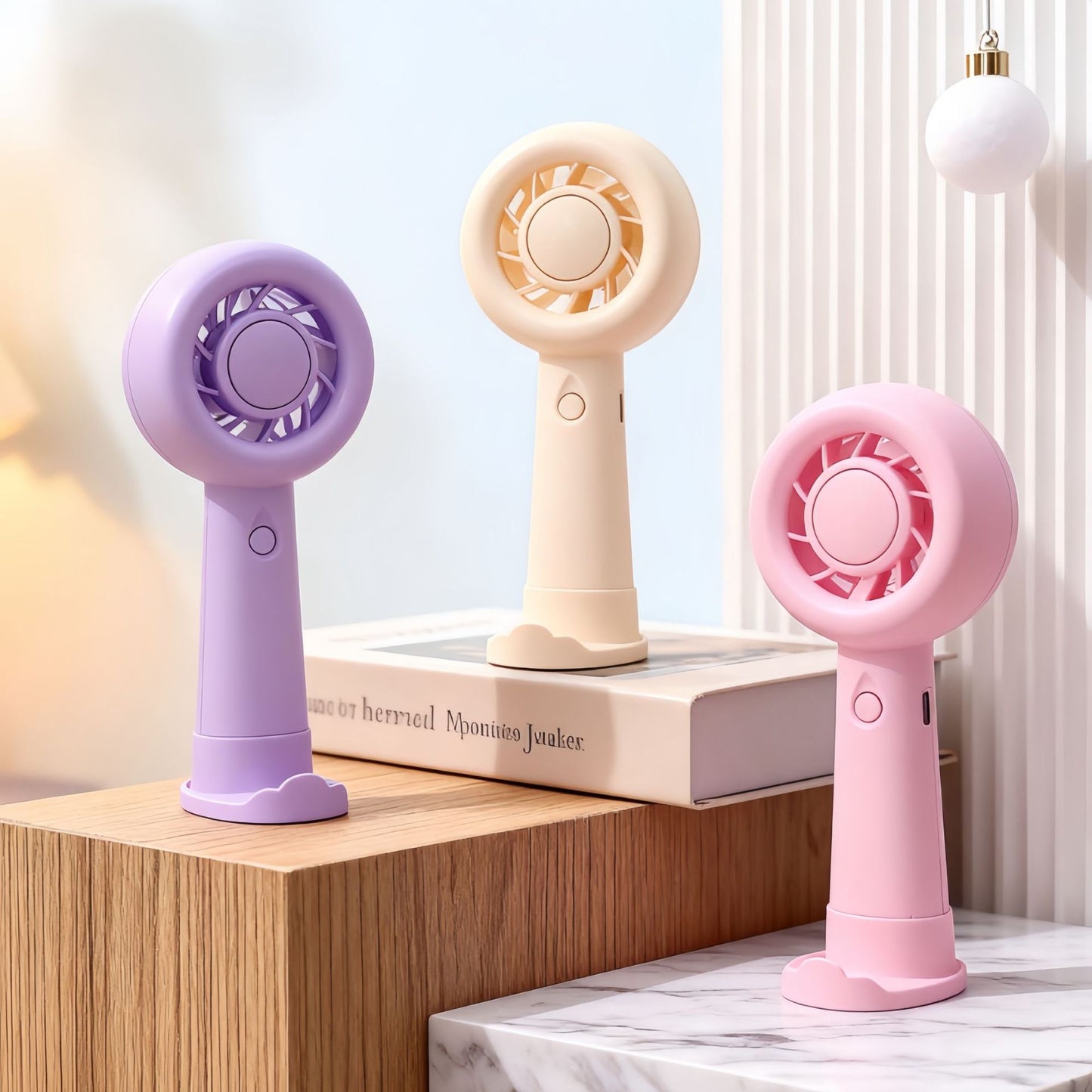 Damen Tragbarer Handventilator mit ergonomischem Design und USB-Ladefunktion Brehn