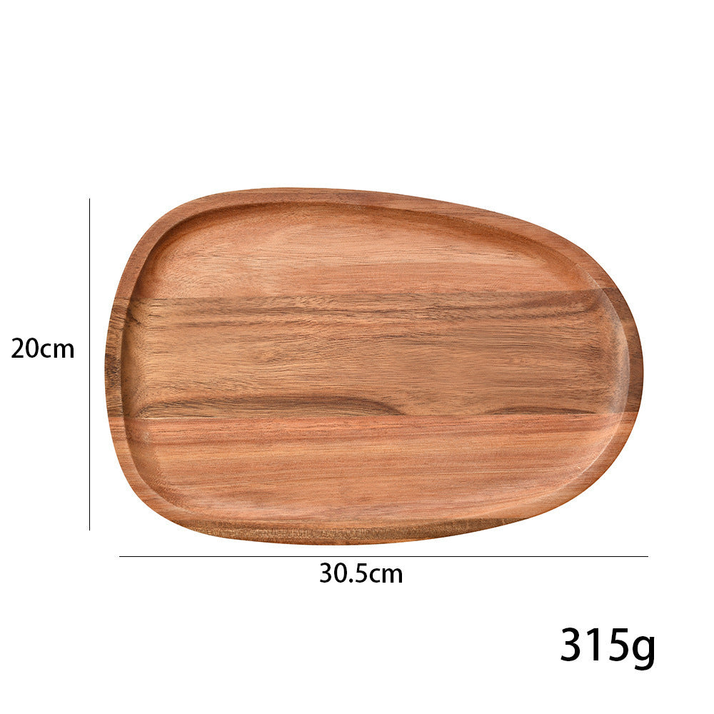 Elegante Holzservierplatte mit Ergonomischem Design Brehn