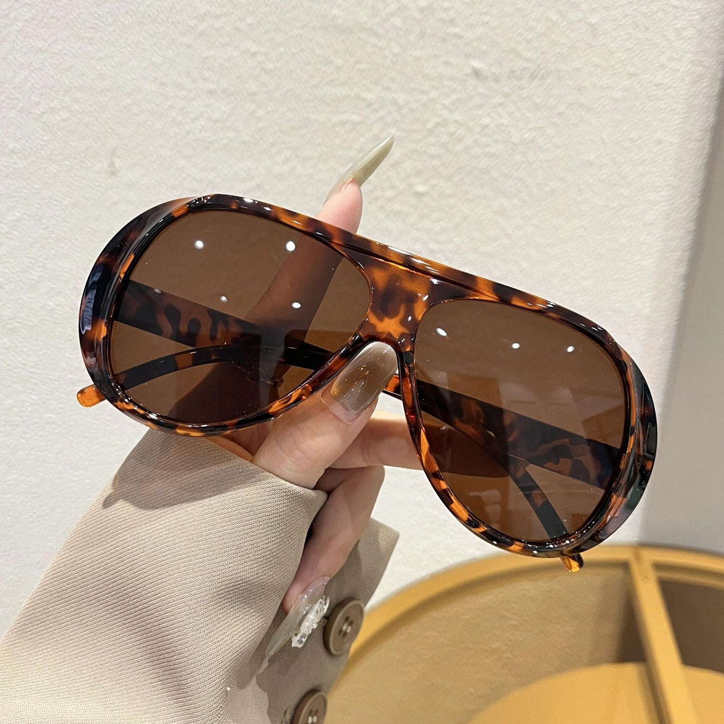 Sportliche Übergroße Schildbrille Brehn