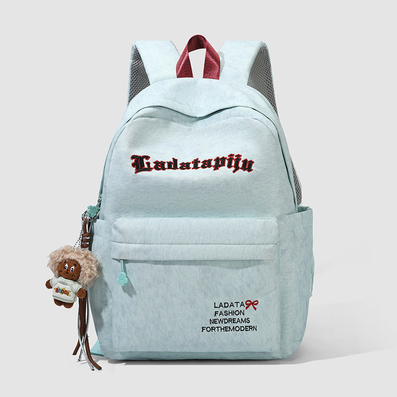 Lässiger bestickter Rucksack