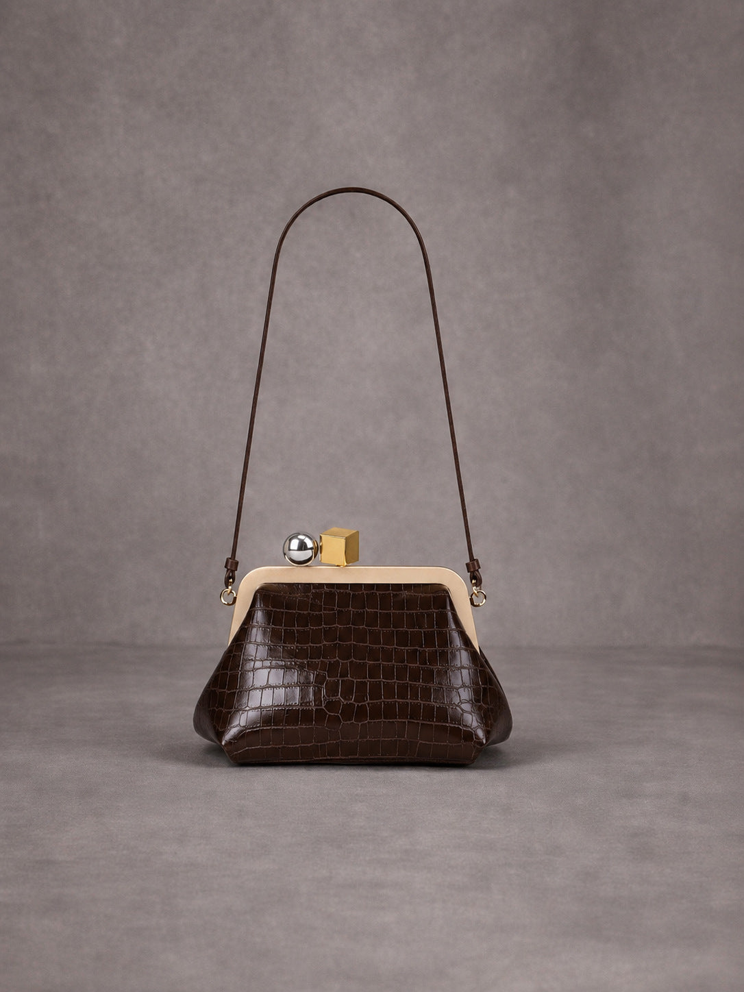 Elegante Krokodil-Effekt Handtasche
