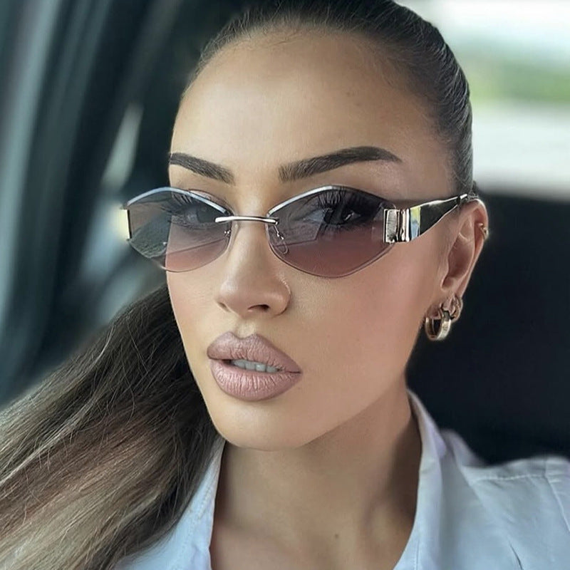 Damen modische Sonnenbrille mit elegantem achteckigen Rahmen und UV-Schutz Brehn