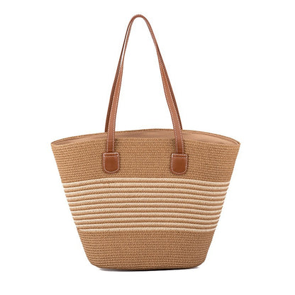 Stilvolle Strandtasche mit Dekorativem Streifenmuster Brehn