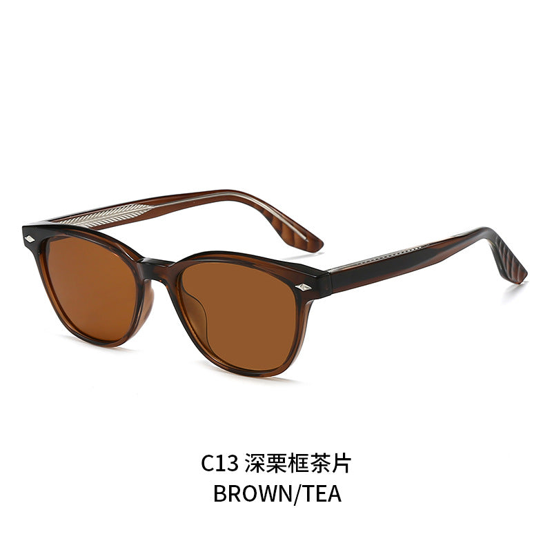 Damen modische Sonnenbrille im eleganten Schildpatt-Design Brehn