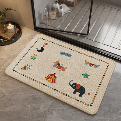 Dekorative katzenmotivierte Badematte Brehn