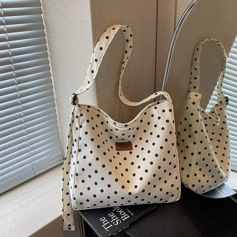 Lässige Polka Dots Hobo Tasche