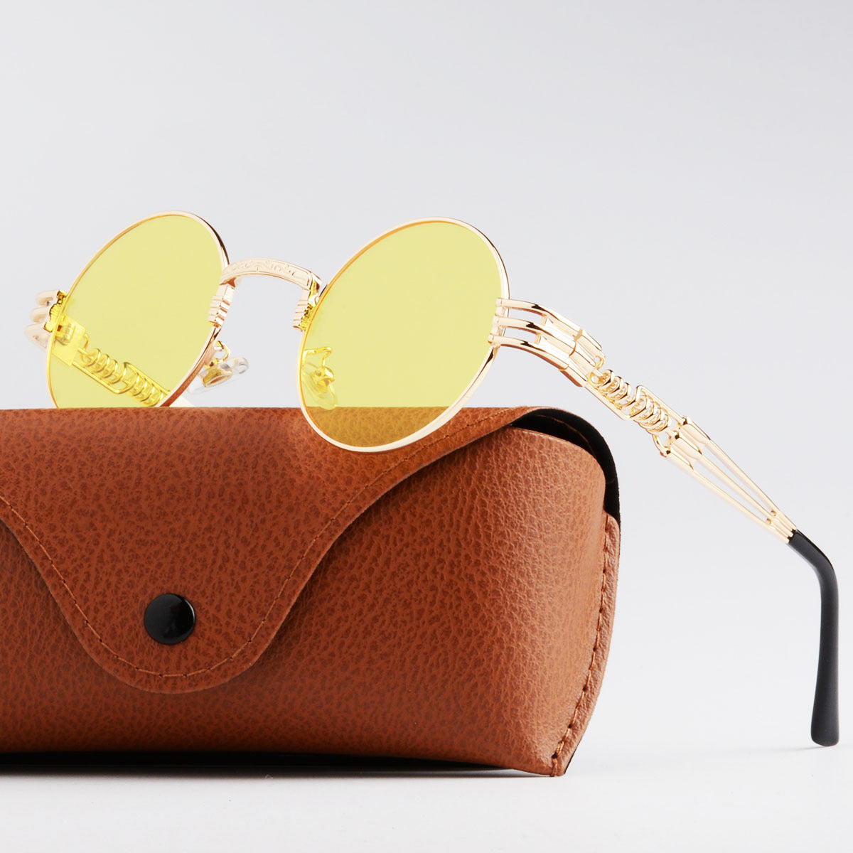 Damen Künstlerische Rundbrille Brehn