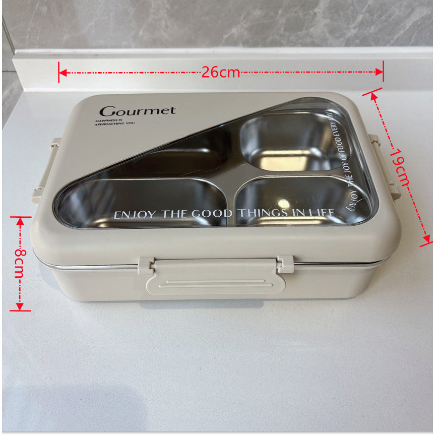 Edelstahl Multi-Compartment Lunchbox
