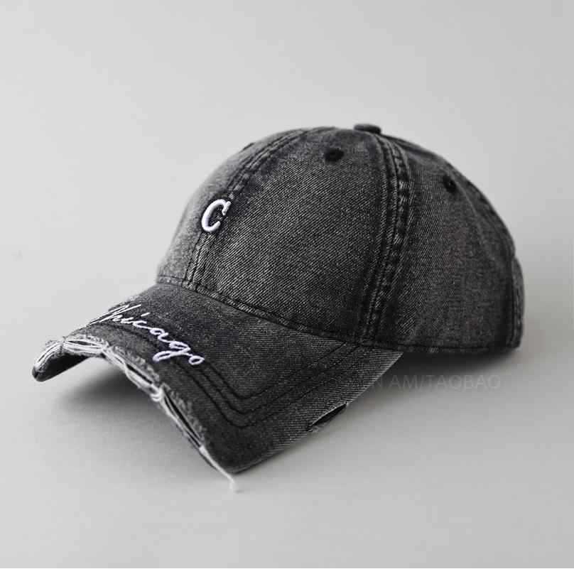Herren Casual Distressed Baseball Cap Brehn