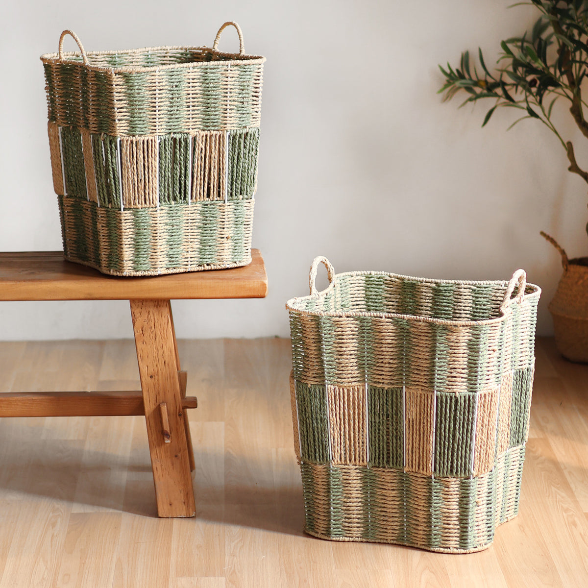 Handgefertigter Aufbewahrungskorb Brehn