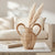Dekorative Vase aus geflochtenem Naturmaterial Brehn