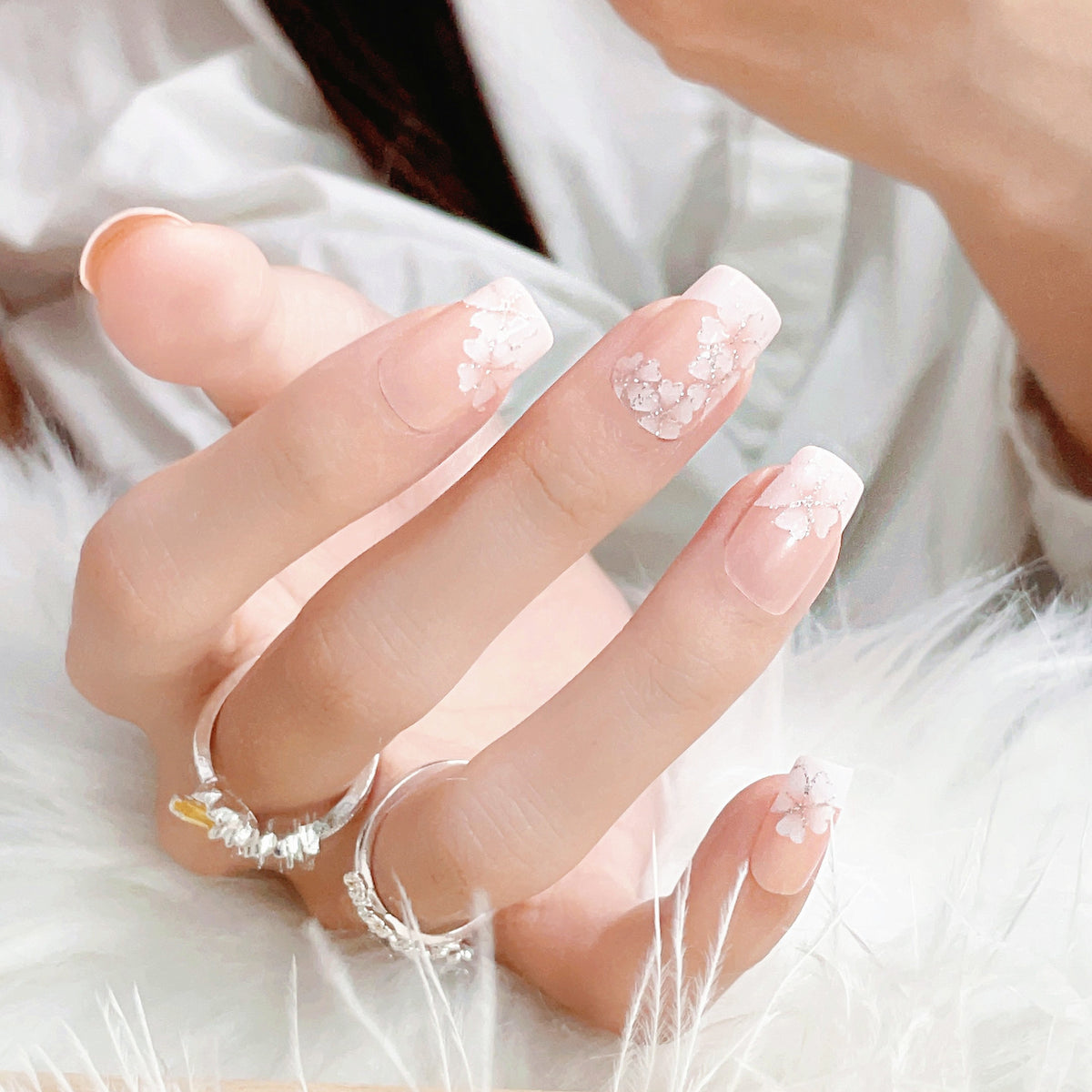 Premium Floral Nageldesign