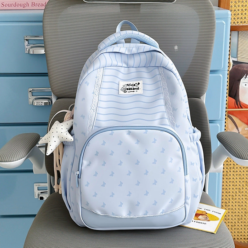 Süßer Schmetterlingsmuster-Rucksack