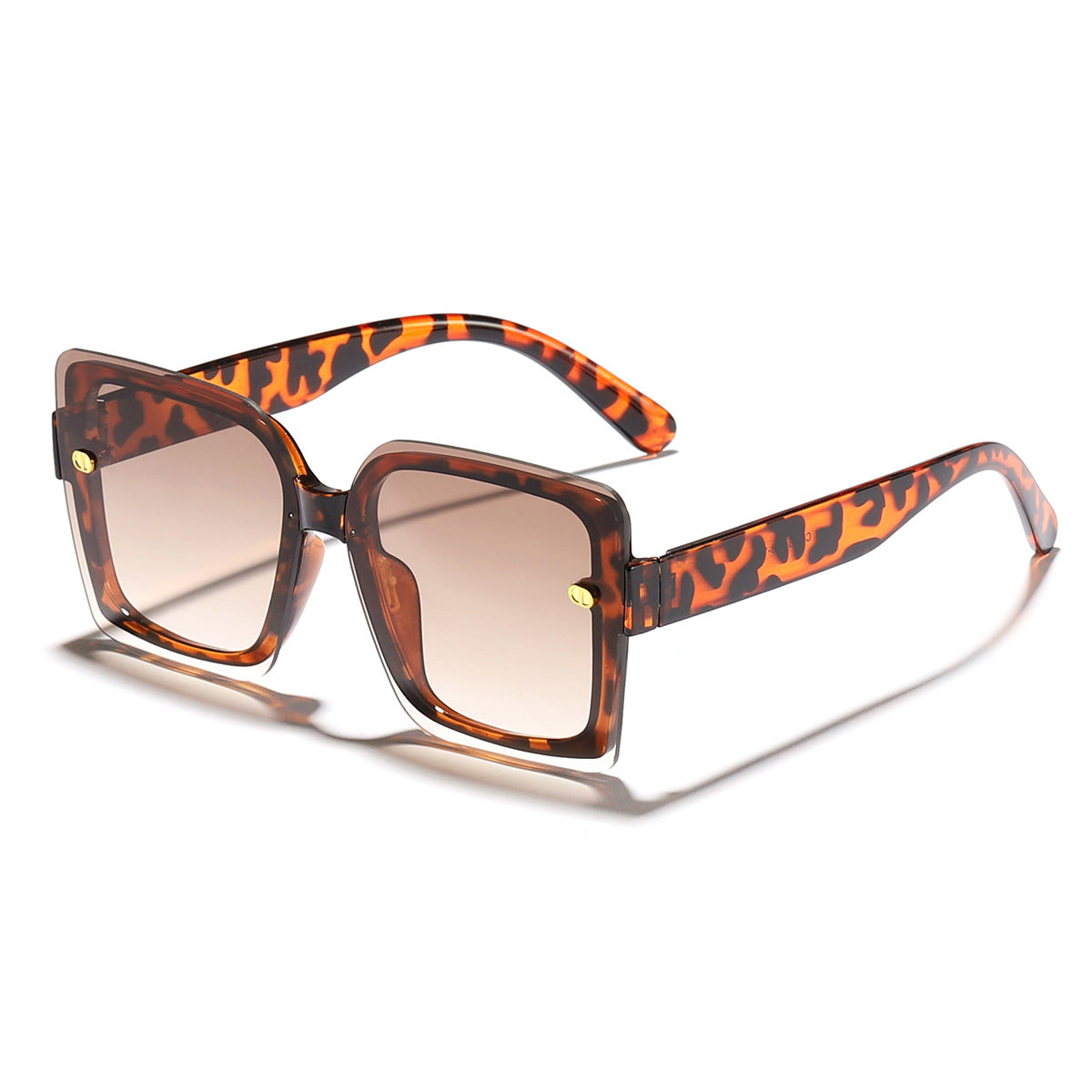 Damen modische Sonnenbrille mit quadratischem Design und hochwertigem Rahmen Brehn