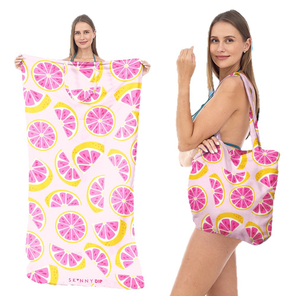 Strandtuch mit stylischer Tragetasche Brehn