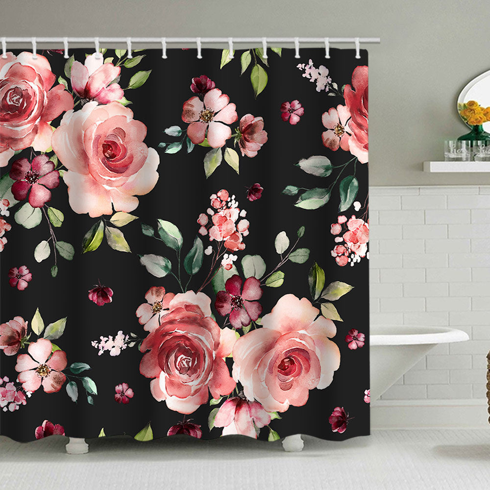 Florales Druck Duschvorhang Brehn