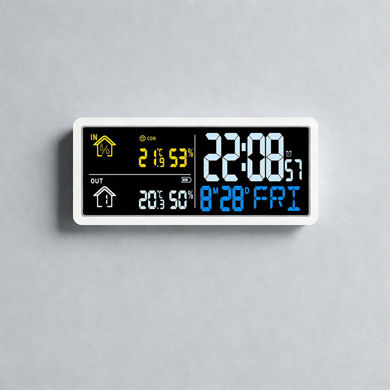 Digitaler Wetterprognosewecker mit Hygrometer Brehn