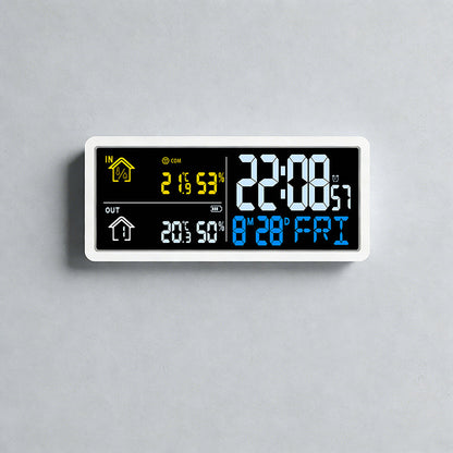 Digitaler Wetterprognosewecker mit Hygrometer Brehn
