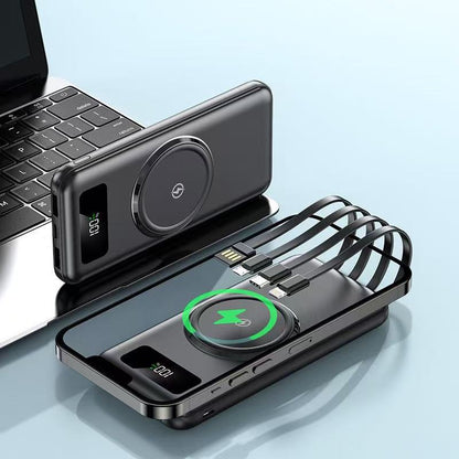 Tragbare Powerbank mit Kabelloser Ladefunktion Brehn
