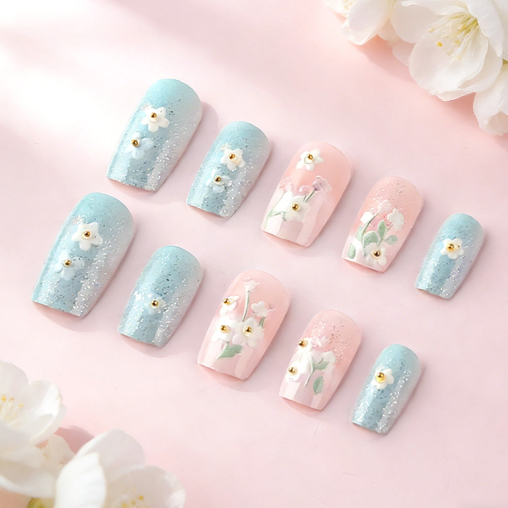 Floral Garden Press-On Nagelkunst Brehn