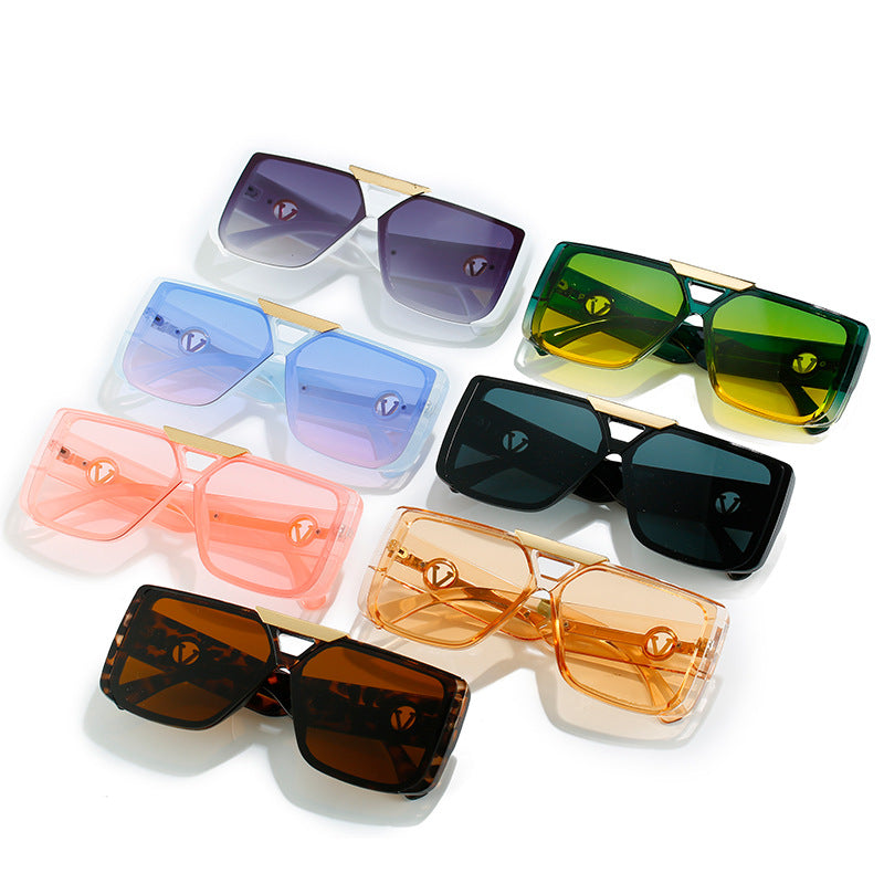 Damen elegante quadratische Sonnenbrille Brehn