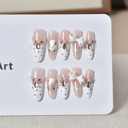 Dekoratives Press-On Nagelset Brehn