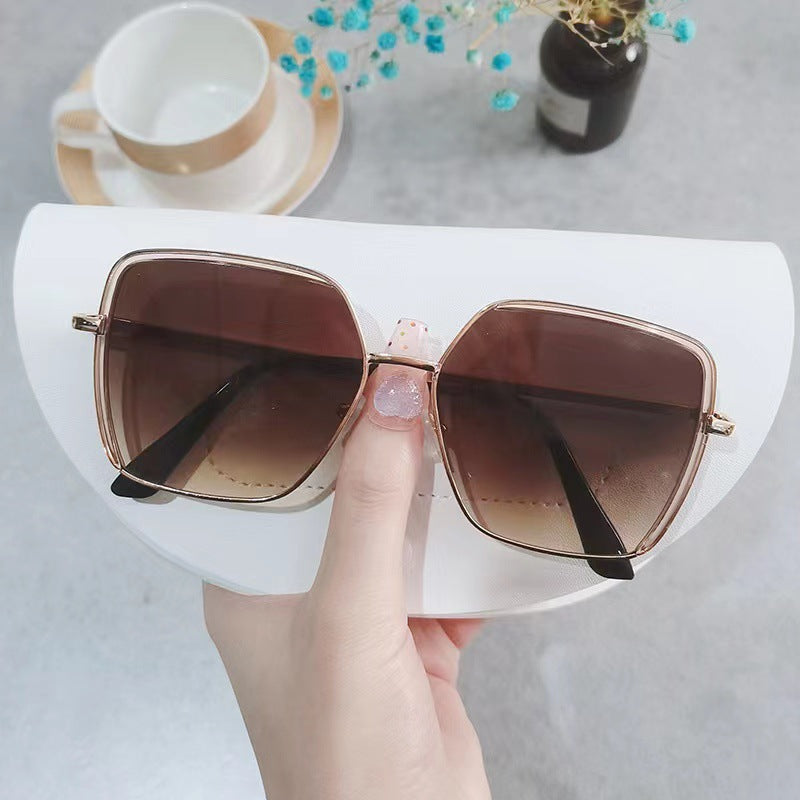 Damen stilvolle Oversized-Sonnenbrille Brehn