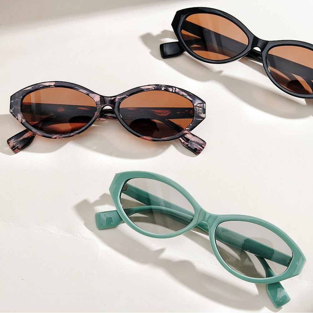 Damen modische Cat-Eye Sonnenbrille mit ergonomischem Rahmen Brehn