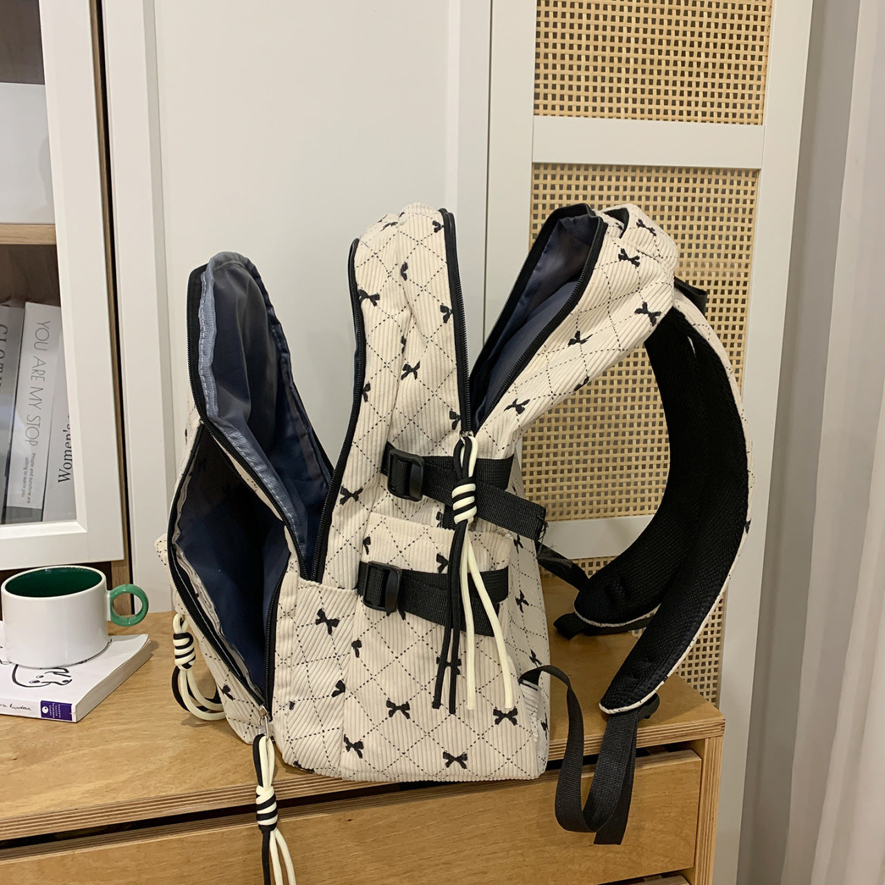 Stylischer gesteppter Rucksack Brehn