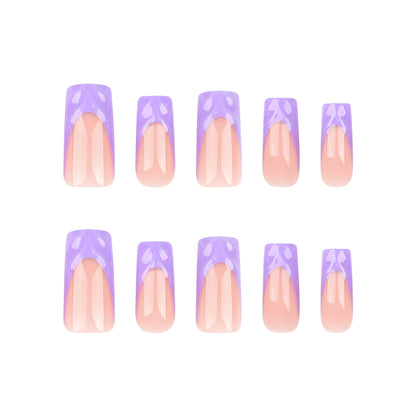 Künstliche Nagelverlängerungen mit elegantem Farbverlauf Brehn
