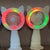 Unisex Tragbarer Handventilator mit kreativen Katzenohren und bunten LED-Lichtern Brehn