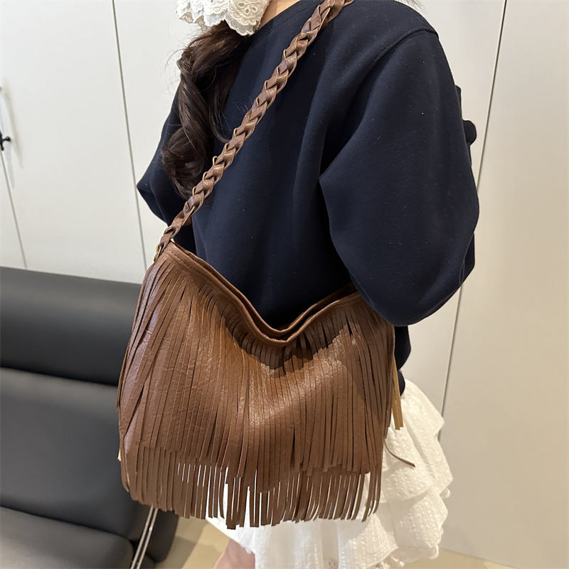 Bohemian Fransen Schultertasche Brehn