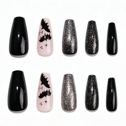 Halloween-Themen Press-On Nagelset Brehn