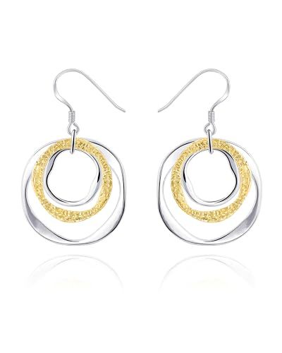 Elegante Spiral Drop Ohrringe Brehn