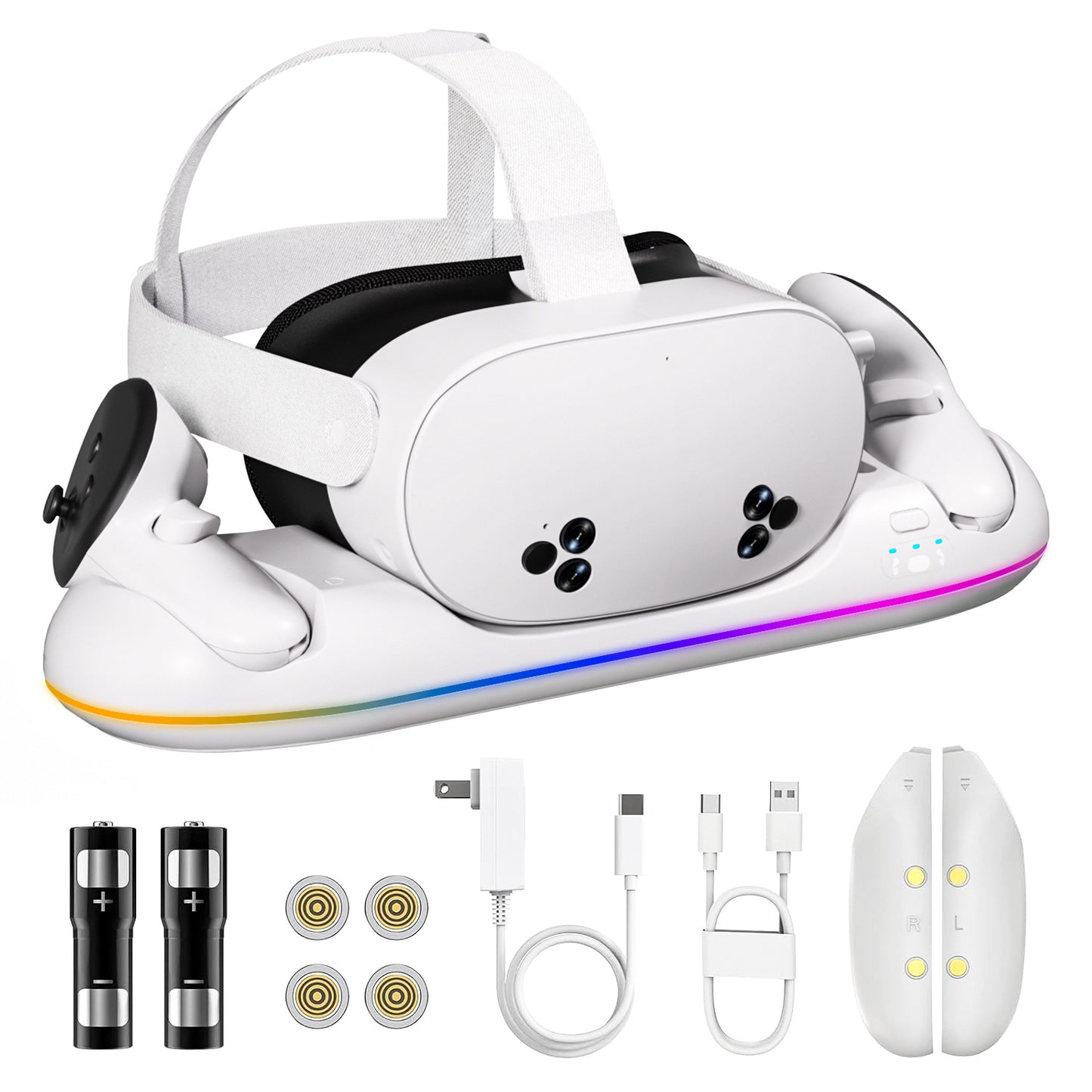 VR-Headset-Ladestation mit Rgb-Beleuchtung Brehn