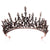 Damen Elegante Tiara mit funkelnden Kristallen Brehn