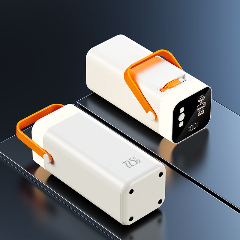Tragbare Powerbank mit intelligentem Ladekonzept und digitaler Kapazitätsanzeige Brehn