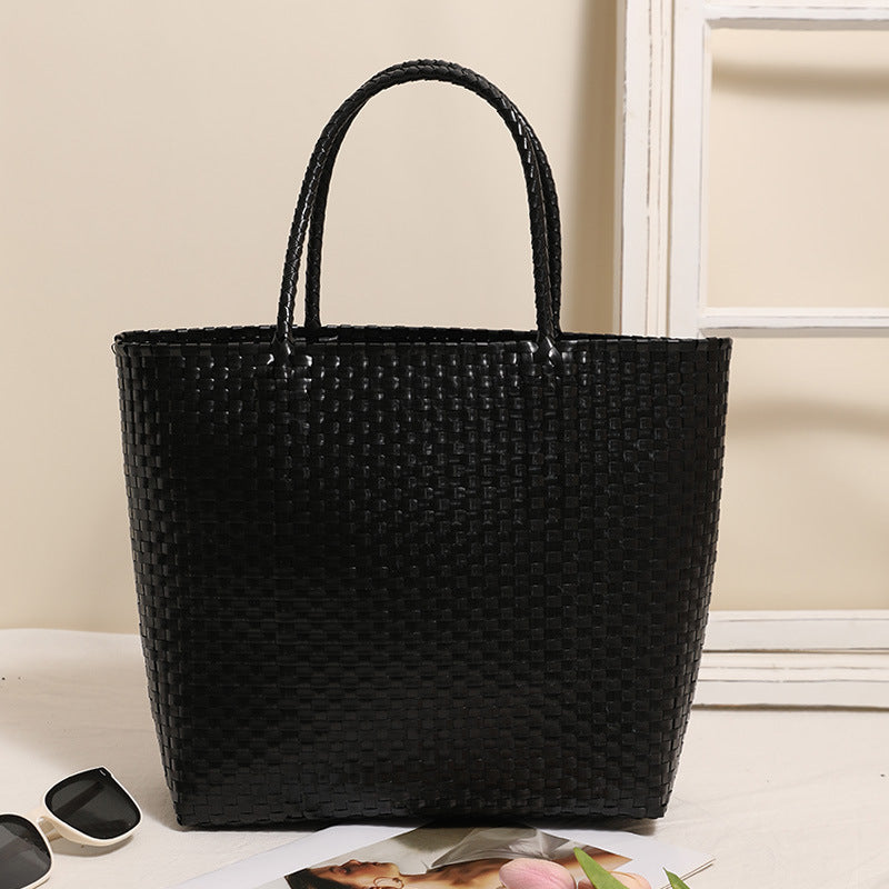 Geflochtene Freizeit Shopper-Tasche Brehn