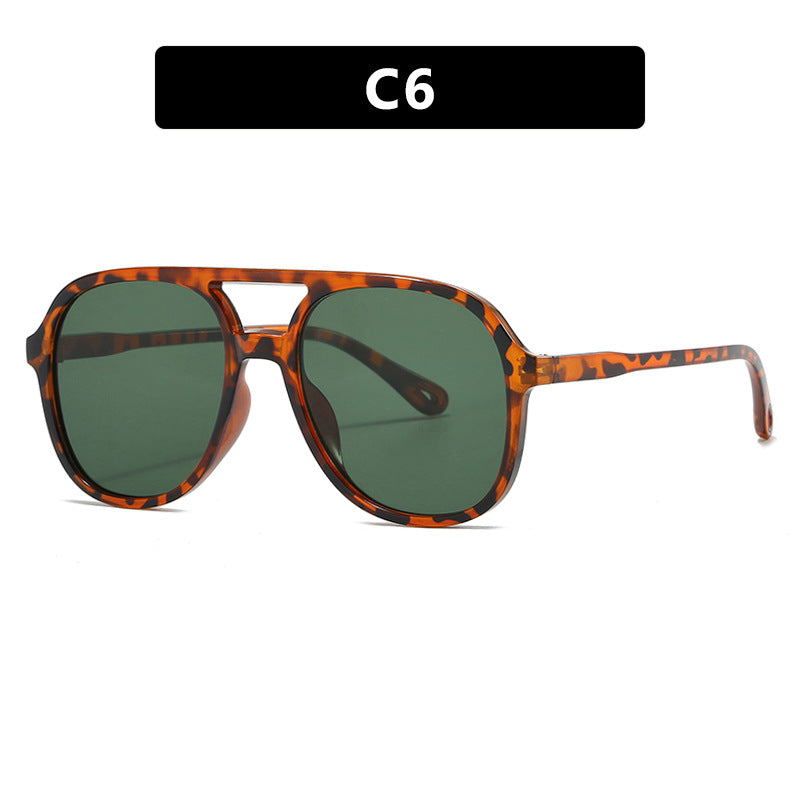 Damen modische Sonnenbrille mit außergewöhnlichem quadratischem Rahmen Brehn