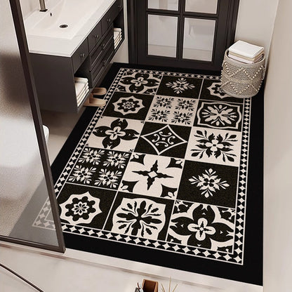 Mosaikmuster Badezimmerteppich