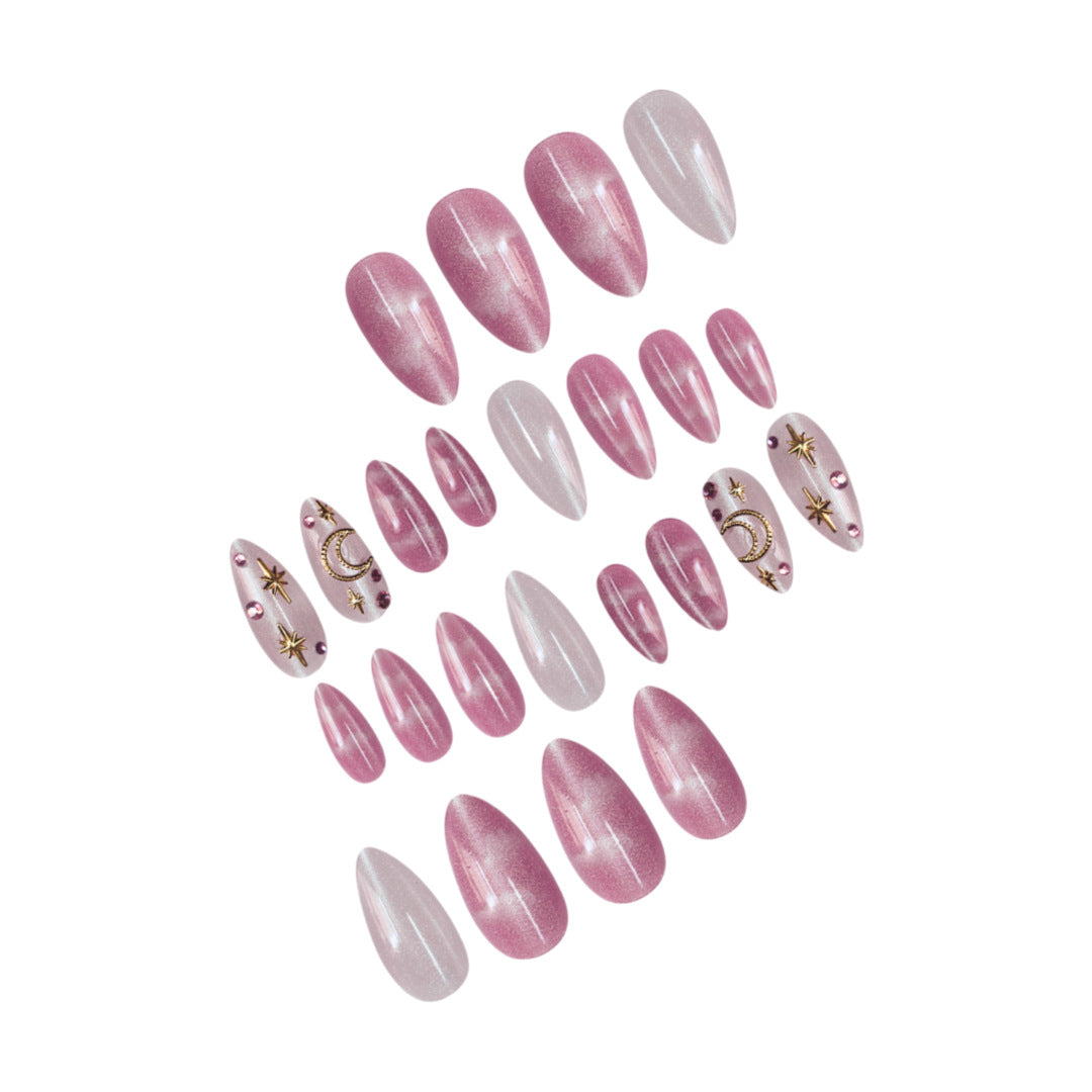Himmlische Themen Press-On Nagelkunst Brehn