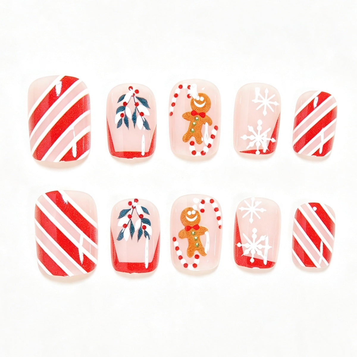 Festliches Holiday Nagelkunstset Brehn