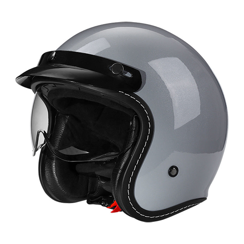 Stylischer Offene-Face Motorradhelm Brehn
