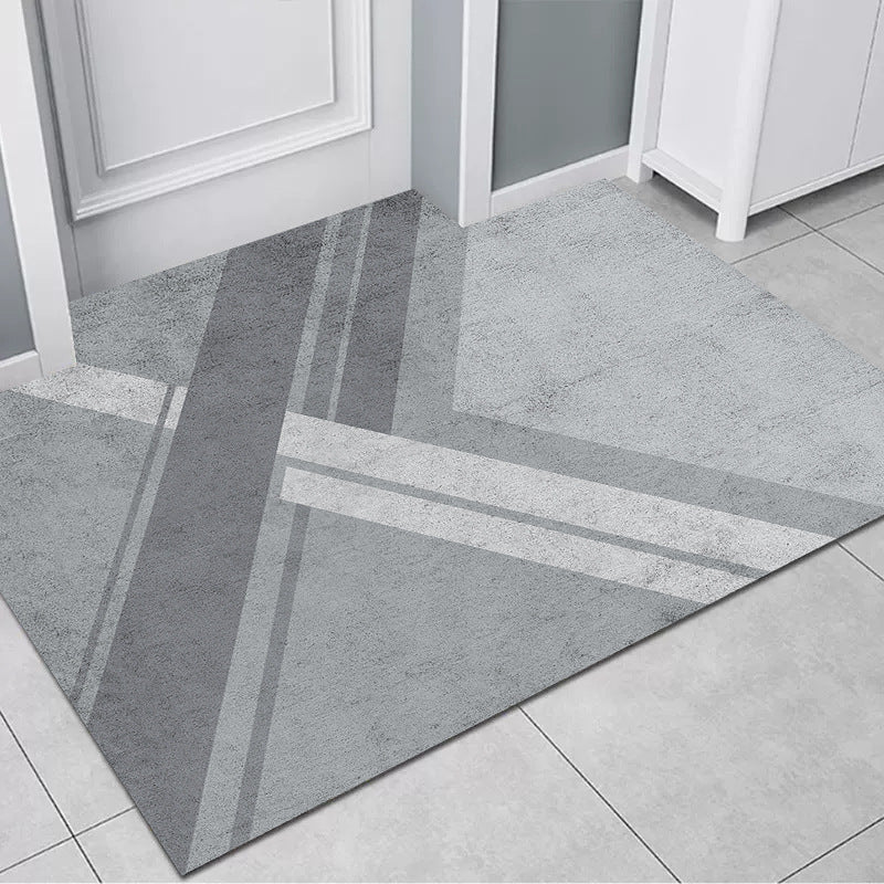 Geometrisch gemusterte Teppichmatte Brehn