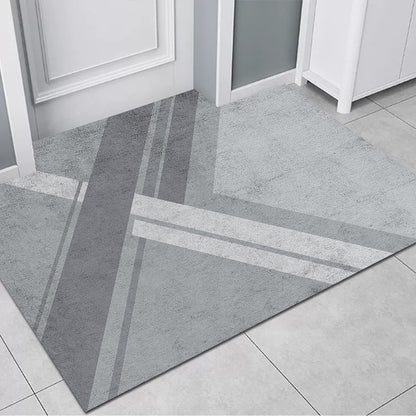 Geometrisch gemusterte Teppichmatte Brehn